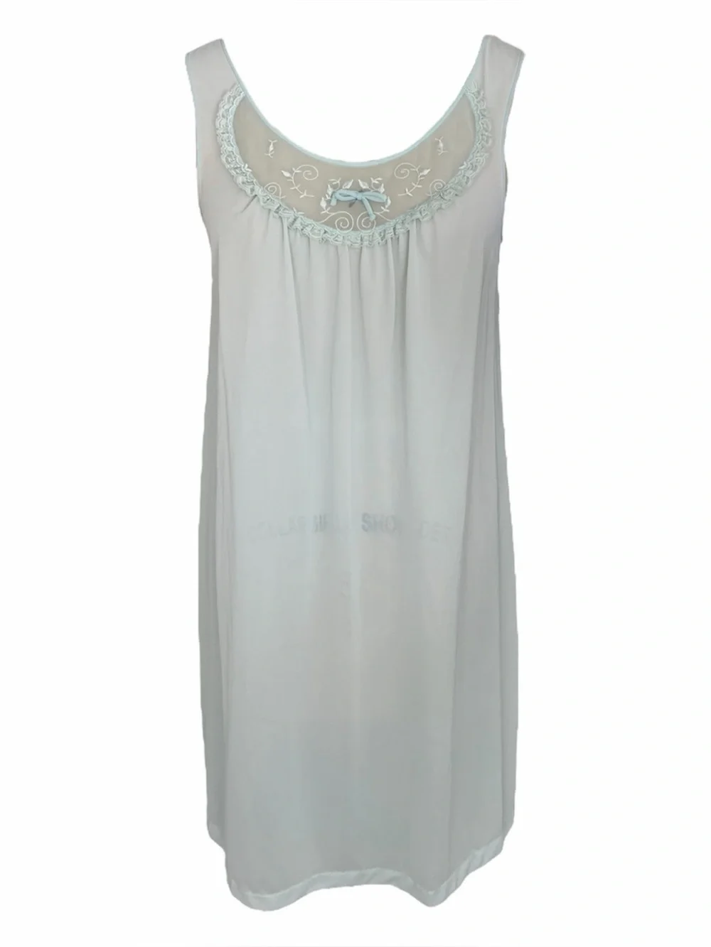 Vintage Lorraine Baby Blue Midi Nightgown